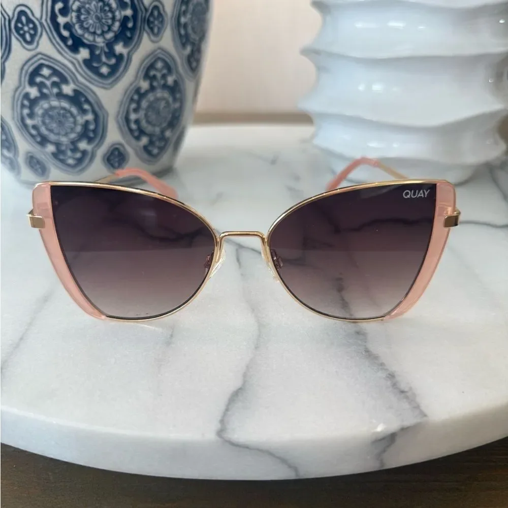 QUAY X Love Island Glow Up 55mm Cat Eye Sunglasses⭐️